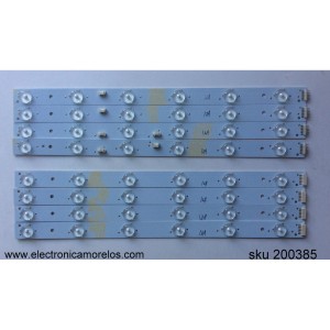 KIT DE LED PARA TV / BOE HV365WX2-200 / LED36D5D12-ZC14-01(B) / LED36D5D12-ZC14-02(B) / LED36D5D12-ZC14-03(B) / LED36D5D12-ZC14-04(B) / LED365D12-ZC14-01(B) / LED365D12-ZC14-02(B) / LED365D12-ZC14-03(B) / MODELO EW37S5KW TW-70701-B037A / E370-A0